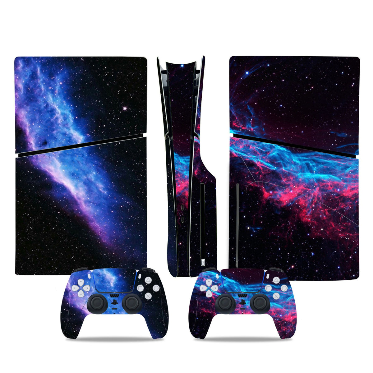 PS5 Custom Blue & Pink Galaxy