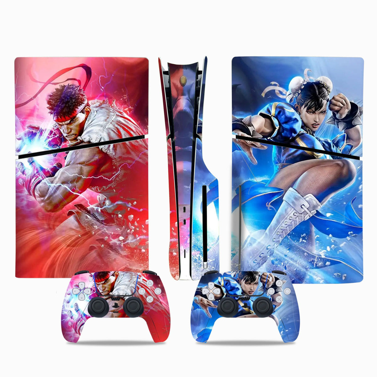 PS5 Custom Street Fighter – Ryu & Chun-Li