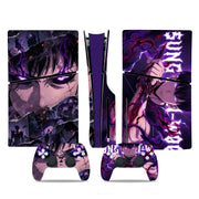 PS5 Custom Anime Warrior Purple — vue 1