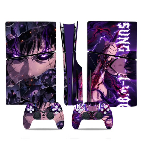 PS5 Custom Anime Warrior Purple