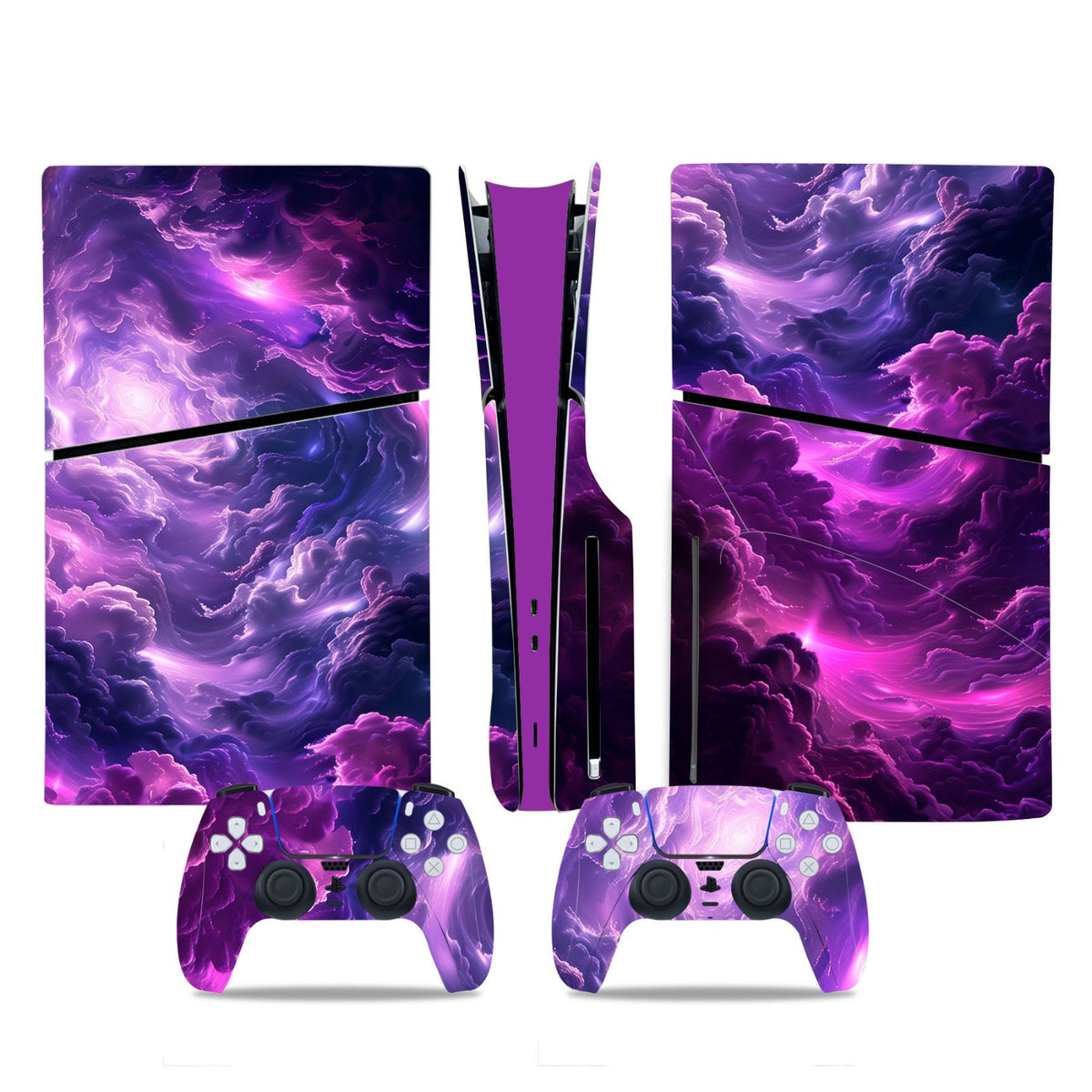 PS5 Custom Black & Orange Smoke