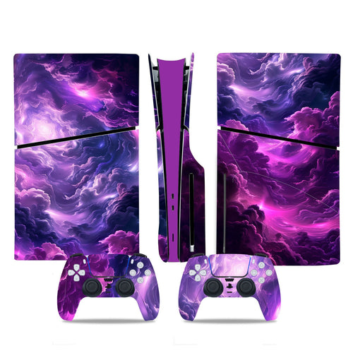PS5 Custom Purple Cosmic Clouds