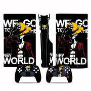 PS5 Custom One Piece – Luffy — vue 1